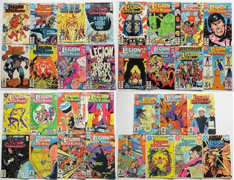 The Legion Of Super Heroes Dc Comics Comic Book Lot Of 31 1982