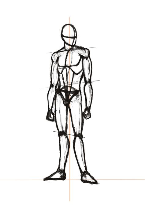 Human Body Sketch By Gabriev82 On Deviantart