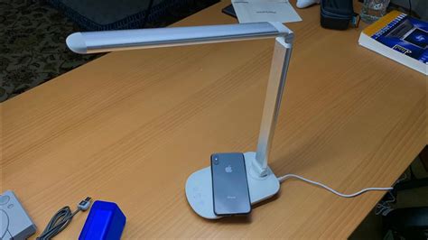 Wireless Charging Led Desk Lamp By Tzumi Youtube