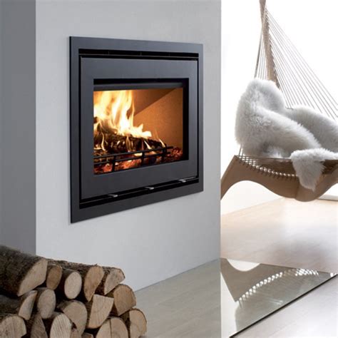 Westfire Uniq 32 Se Inset Wood Burning Stove With Narrow Frame Simply