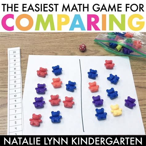 The Easiest Kindergarten Math Game For Comparing Numbers