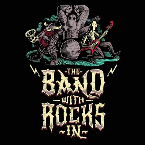 The Band With Rocks In T Shirt Terry Pratchetts Discworld Apparel