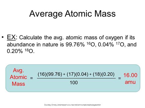 Some elements have been found to example 1: Average+Atomic+Mass+EX_+Calculate+the+avg.+atomic+mass+of ...