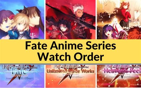 How To Watch Fate Anime Series In Right Order Complete Guide Hablr