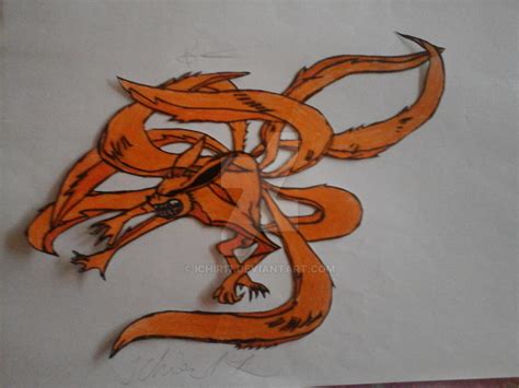 Nine Tailed Demon Fox By Ichir17 On Deviantart