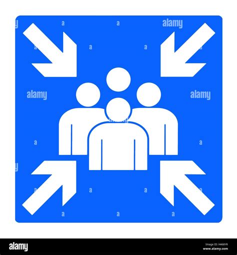 Zeichen Meetingpoint Zeichen Blau Figuren Tipp Informationen