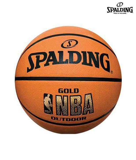 Spalding Nba Gold Series Basketball Size 7 Buy Online