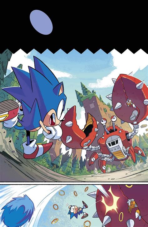 Beautiful Sonic Comic Art By Tyson Hesse For Archies New Sonic Mega