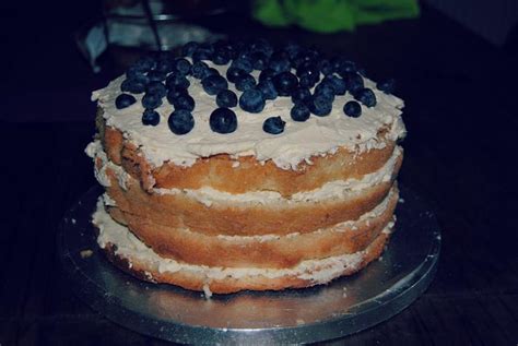 Blueberry Sponge Cake Decorated Cake By Adrianna Cakesdecor