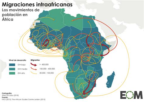 Las Migraciones En África Mapas De El Orden Mundial Eom