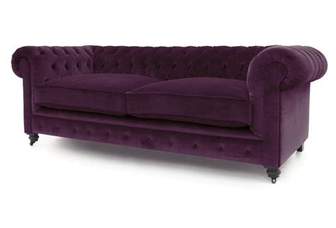 Alfie 3 Seat Vintage Velvet Chesterfield Sofa Bed From Old Boot Sofas