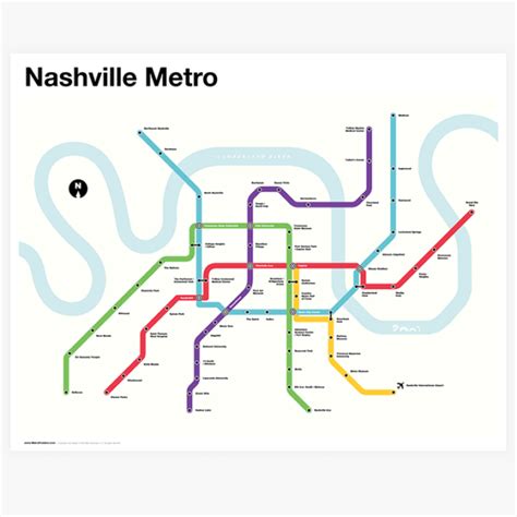 Kansas City Metro Map • Metro Posters