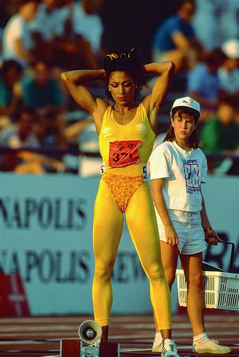 Florence Griffith Joyner Competing In 1988 Photograph By Pcn