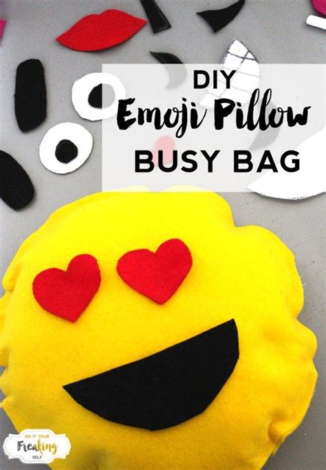 Diy Emoji Pillow Busy Bag Do It Your Freaking Self Emoji Pillows