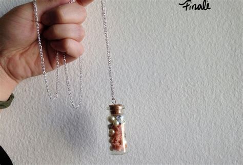 Diy Tutorial Glass Vial Pendant Necklace College Fashion