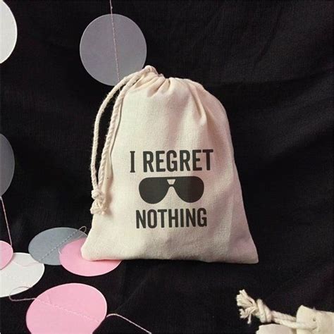 I Regret Nothing Hangover Kits Bachelorette Party Favor Bags Etsy Bachelorette Party Bags