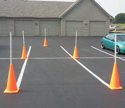 Maybe you would like to learn more about one of these? How To Set Up Maneuverability Cones In A Parking Lot / Cdl Test Practice Pad Dimensions - It is ...