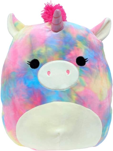 Squishmallow Rainbow Unicorn Plush 16 Inch Super Soft Pillow Friend