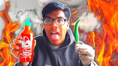 I Ate Chilli With Hot Chilli Sauce 🔥 Hot Food Challenge Youtube