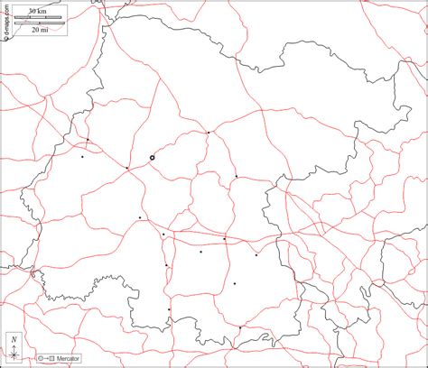 Guanajuato Mapa Gratuito Mapa Mudo Gratuito Mapa En Blanco Gratuito