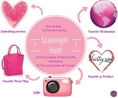 Scavenger Hunt Thirty One Party Facebook Party