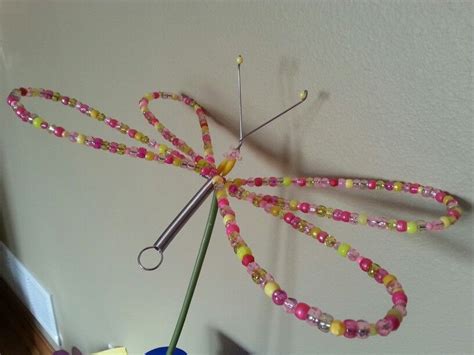 Garden Dragonfly Out Of A Wire Whisk Wire Crafts Garden Crafts Diy