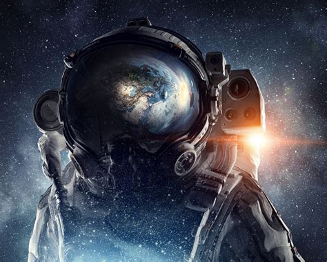 Download 1280x1024 Wallpaper Fantasy Astronaut Space
