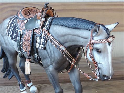 Miniature Horse Tack Bryer Horses Equestrian Art Breyers Painted