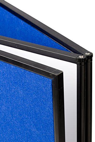 Displays2go Tri Fold 3 Panel Display Board 72 X 36 Inches With Blue