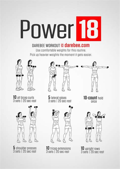 Some Upper Body And Arms Workouts Darbee Workout Strength Workout