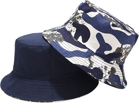 Docila Double Sided Camo Bucket Hat For Women Military Collapsible