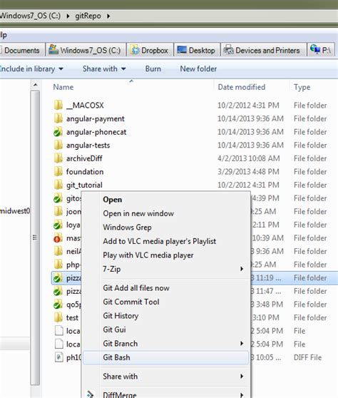 Extract and launch git installer. How to get git bash back in Windows Explorer context menu ...