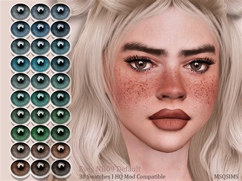 Sims Default Eyes Replacement Maxis Match Sciencekja