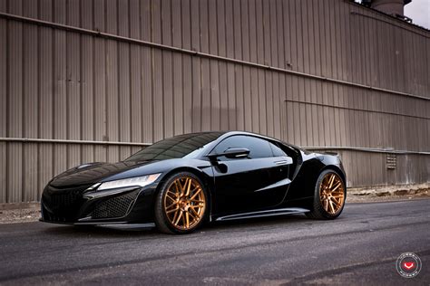 Modern Black Acura Nsx Gets A Touch Of Style With Crystal Clear Led