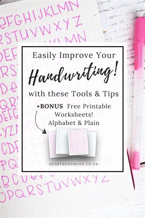 ️ Easily Improve Your Handwriting As An Adult 5 Practice Sheets Artofit