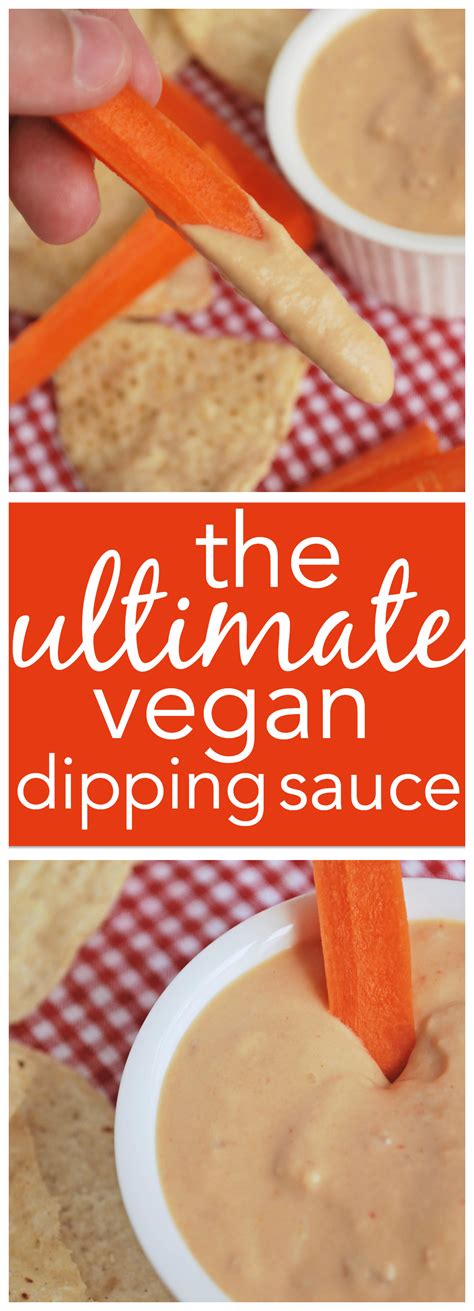 Dips are used to add flavor or texture to a food, such as pita bread, dumplings, crackers, chopped raw vegetables, fruits, seafood, cubed pieces of meat and cheese, potato chips, tortilla chips, falafel. The Ultimate Vegan Dipping Sauce - Fooduzzi