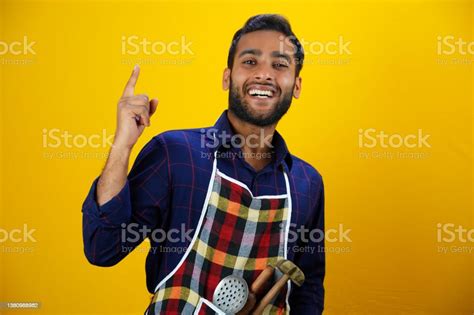 Happy Chef Boy Giving Thumbs Up Isolated Images With Apron Food Or