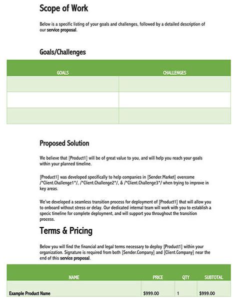 8 Free Sales Proposal Templates And Examples