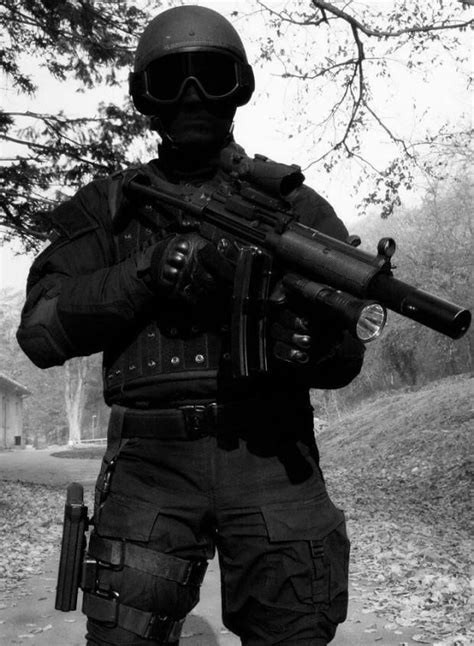 Serbian Sf With Mp5sd Military Special Forces Ghost Soldiers