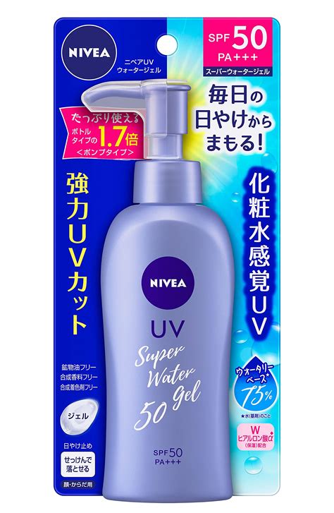 Amazon.co.jp: ニベアサン プロテクトウォータージェル SPF50/PA+++ ポンプ 140g : ビューティー