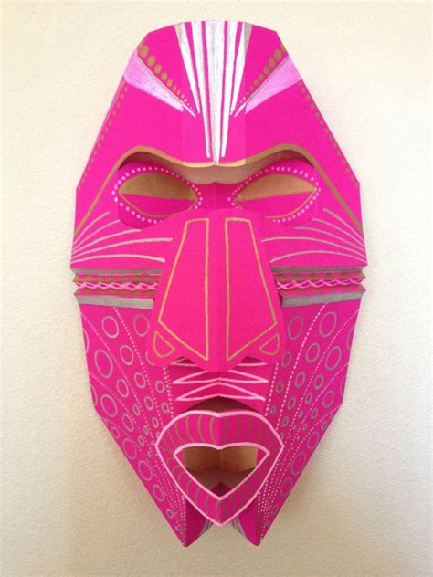 Papercraft Masks Diy Paper Polygonal Masks You Can Make In Time For