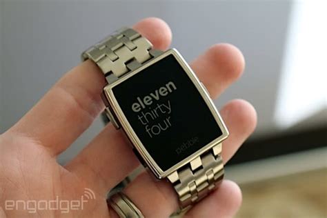 Pebble Introduces The Steel An All Metal Smartwatch With An Elegant