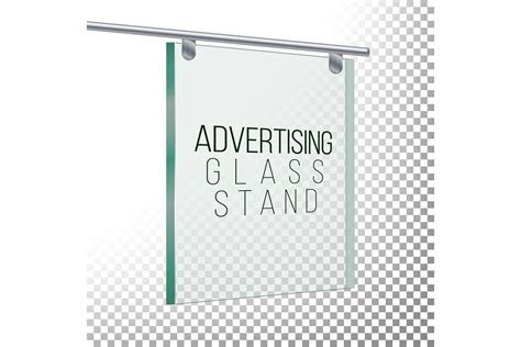Square Advertising Glass Board 3d Graphic By Pikepicture · Creative Fabrica