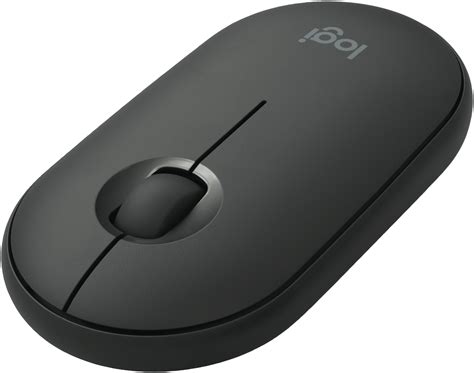 Logitech 4501176 Pebble Compact Wireless Mouse Graphite At The Good Guys