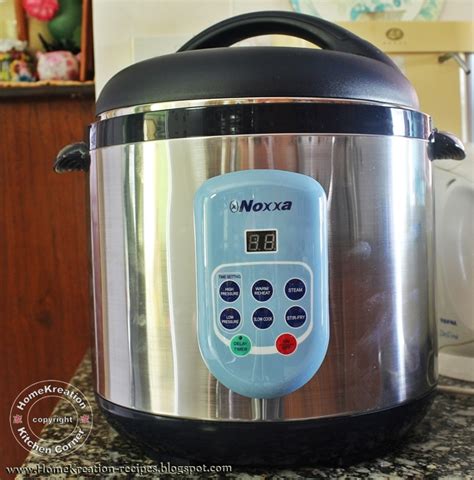 Multifunction cooker noxxa pressure cooker rice cooker. HomeKreation - Kitchen Corner: Black Glutinous Rice ...