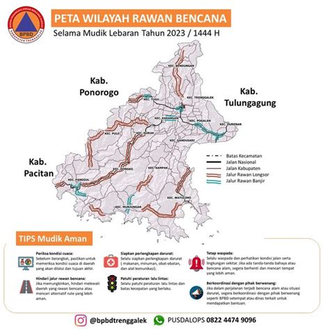 Peta Wilayah Rawan Bencana Kabupaten Trenggalek Bpbd Kab Trenggalek
