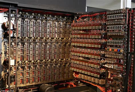Alan Turing Bombe Bombe Decryption Machine Bletchley Park Museum