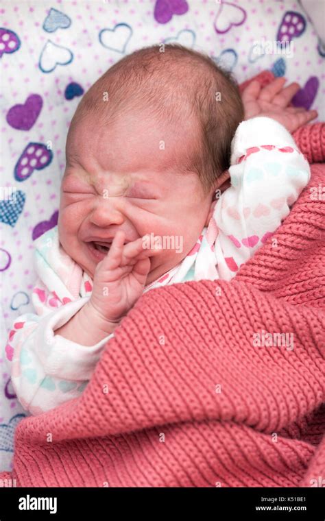 Baby Crying In Crib Hi Res Stock Photography And Images Alamy