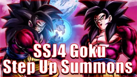 Ssj4 Goku Step Up Summons Dragon Ball Legends Youtube