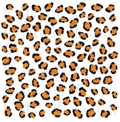 Leopard Print Stencil Animal Print Cookie Stencil Etsy